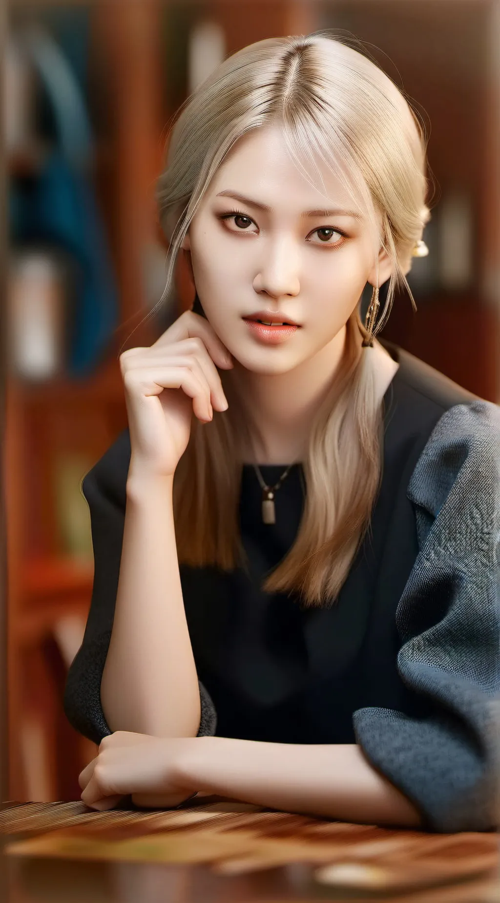 ai character: Rosé background