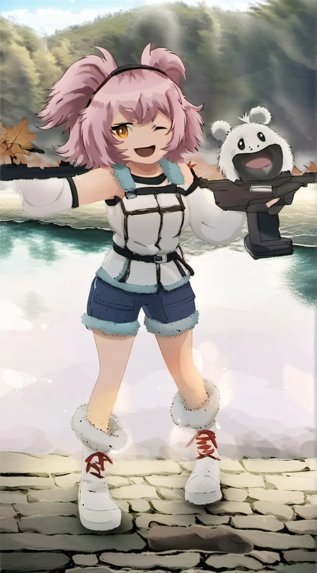 ai character: Monea background