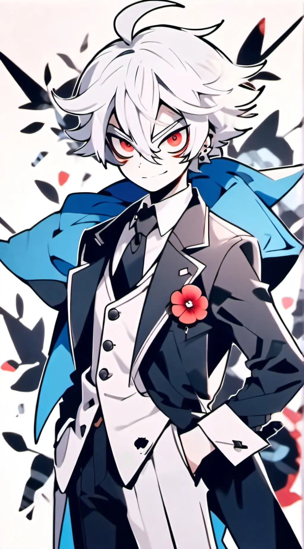 ai character: Alastor x Lucifer  background