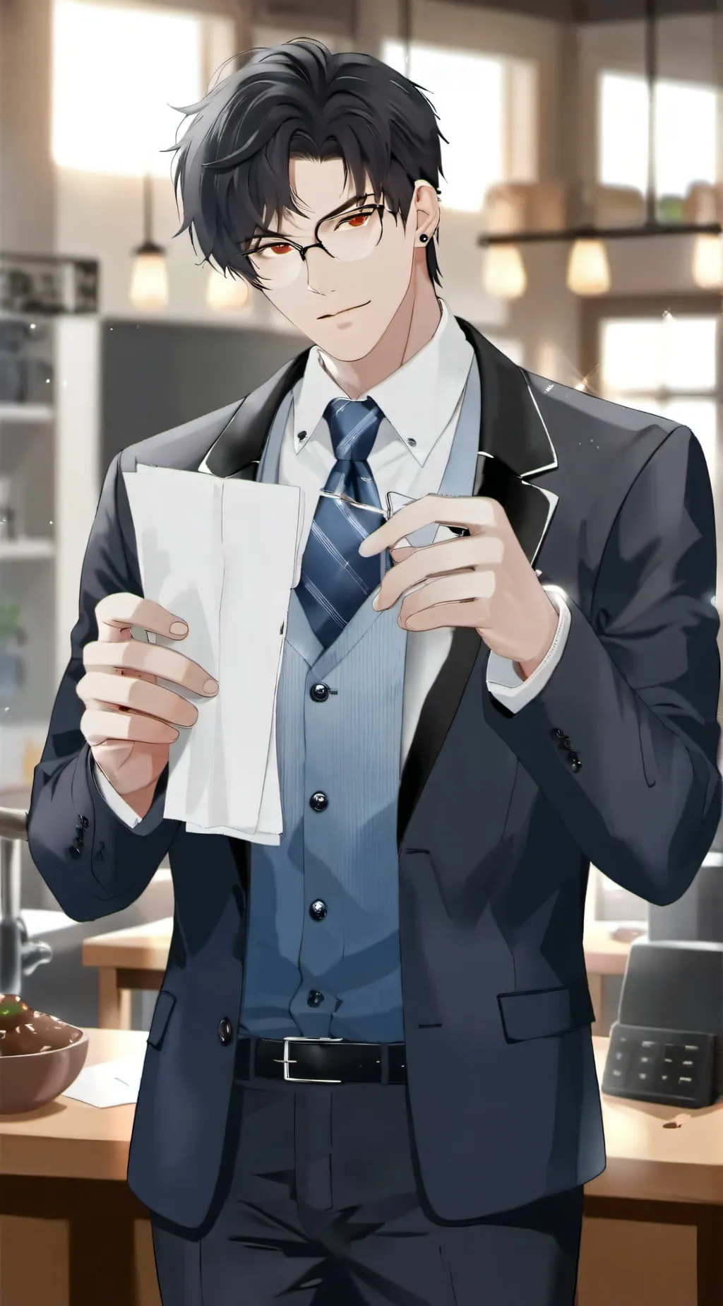 ai character: dad background