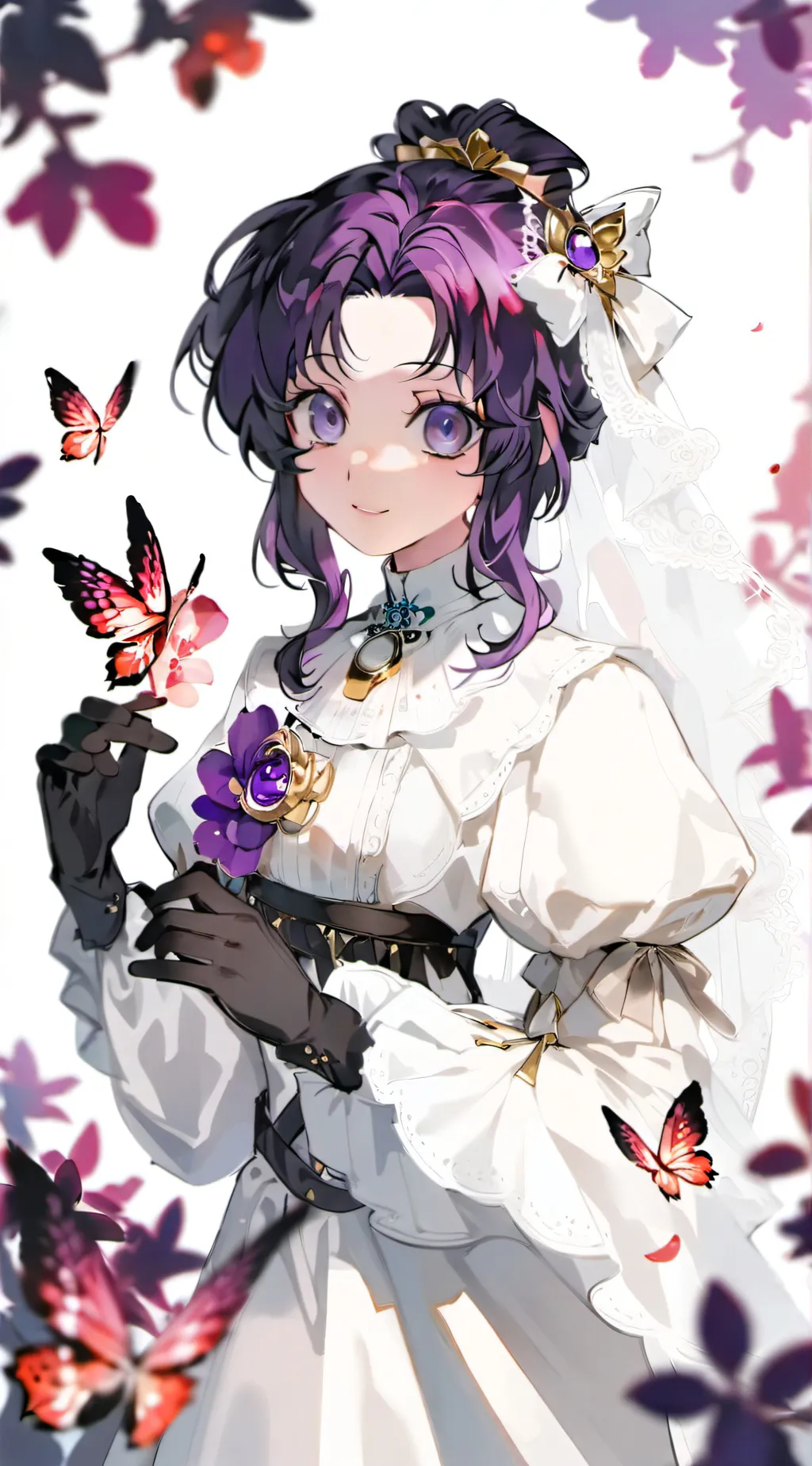 ai character: Kocko x Tomioka background