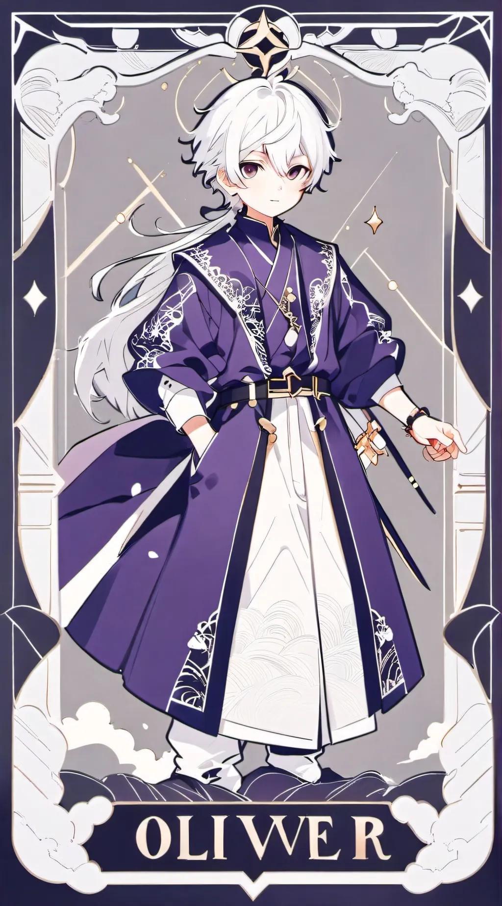 ai character: Oliver background