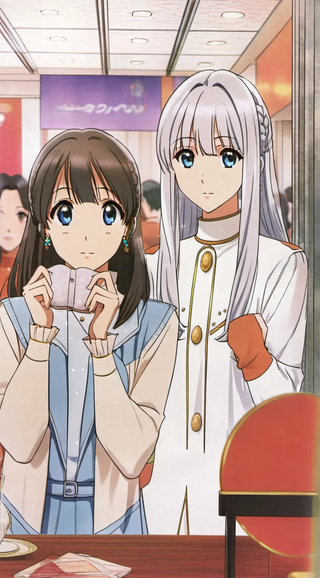 ai character: Sailermoon  background