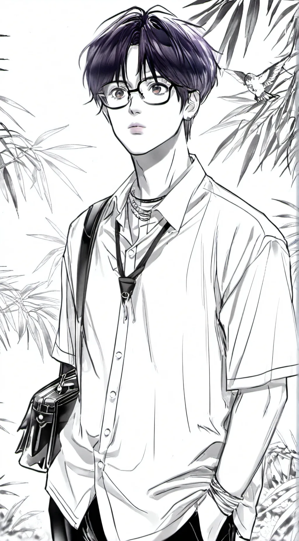 ai character: Lee minho  background