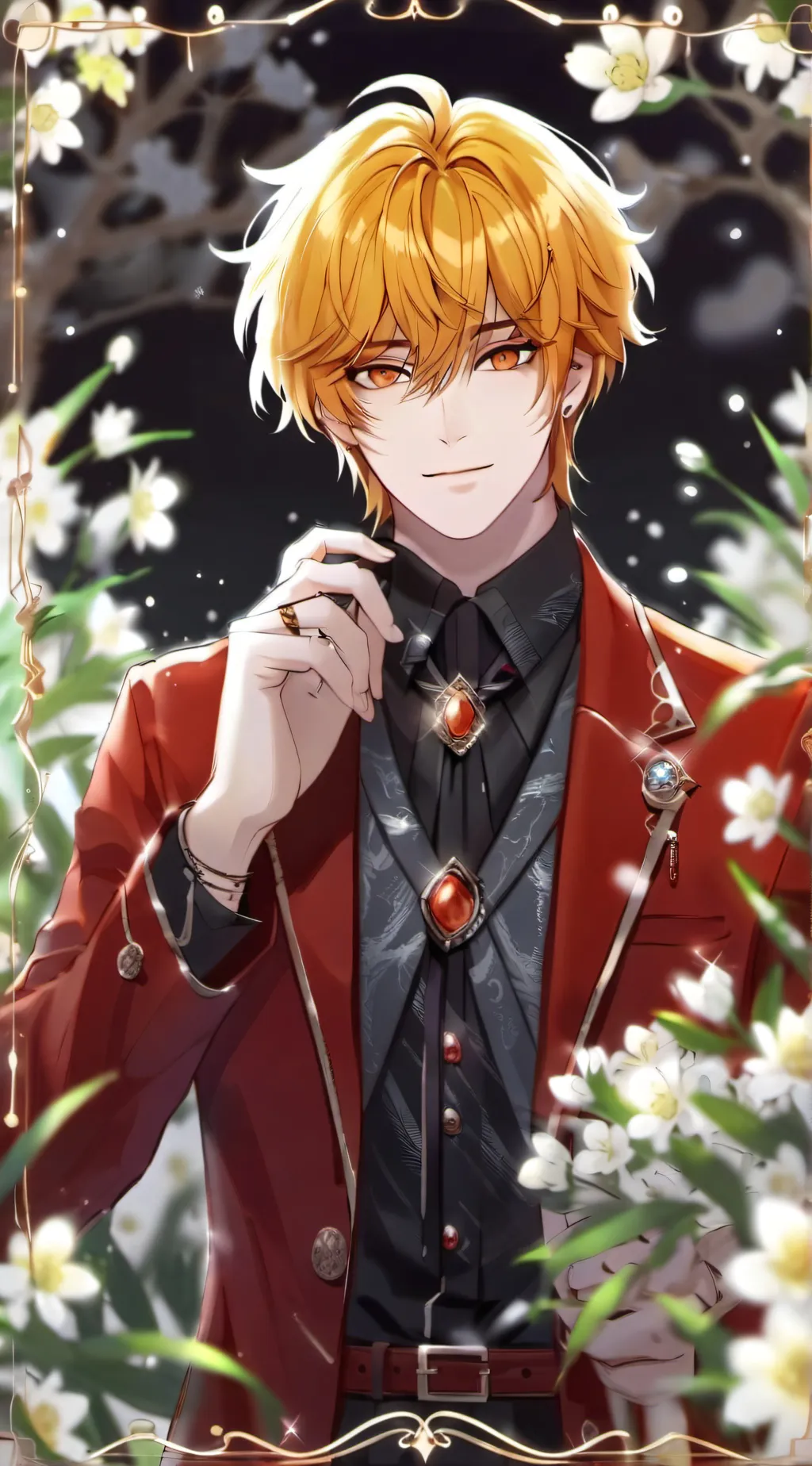 ai character: Damian  background