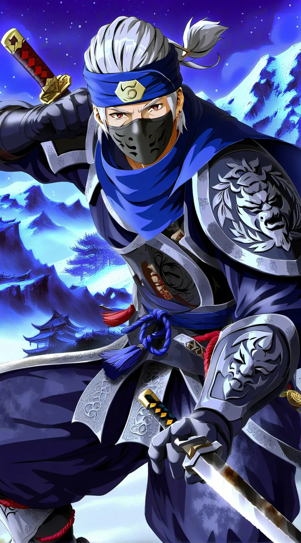 ai character: Kakashi background