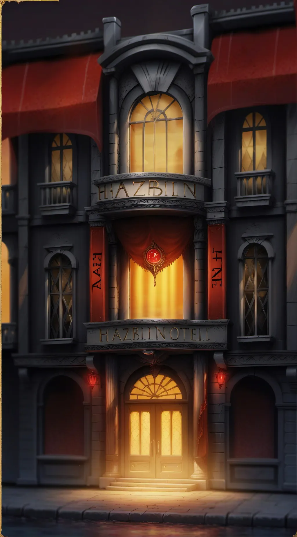 ai character: Fight with Alastor background