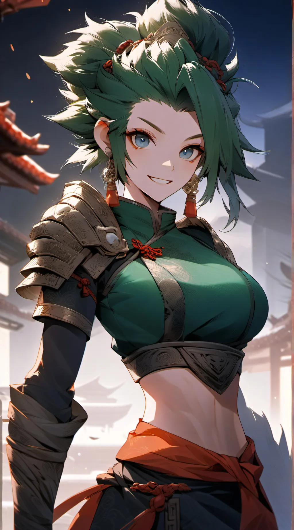 ai character: Lucky background