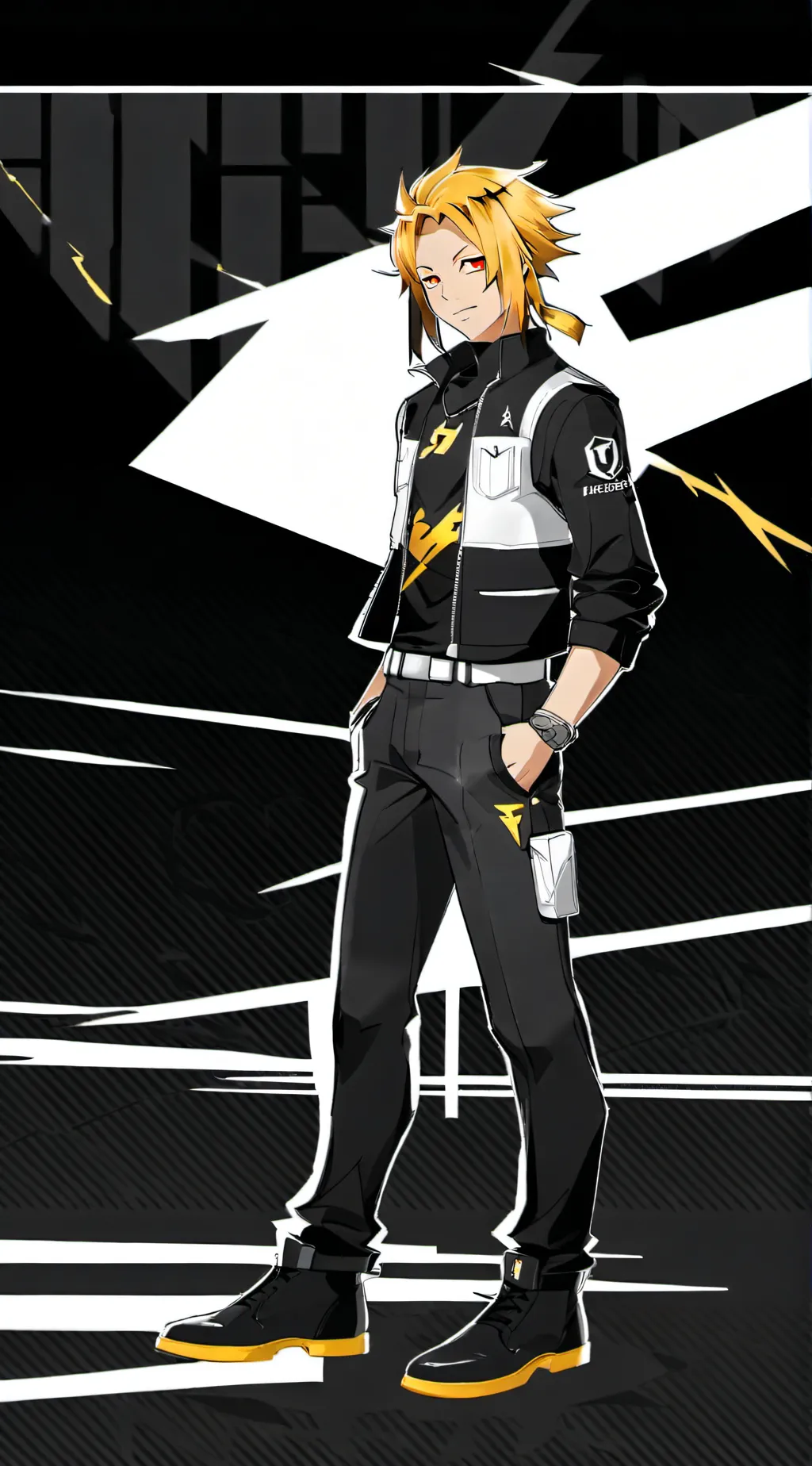 ai character: denki background