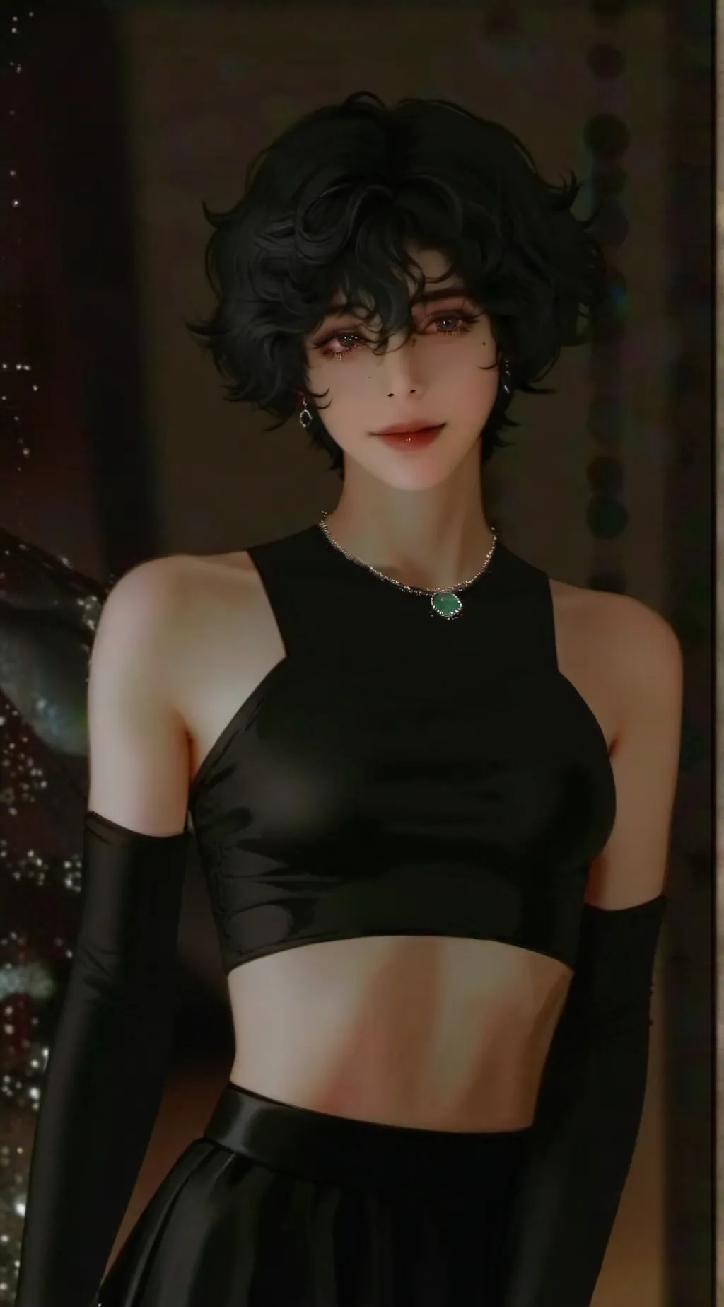 ai character: kitty lover Emily background