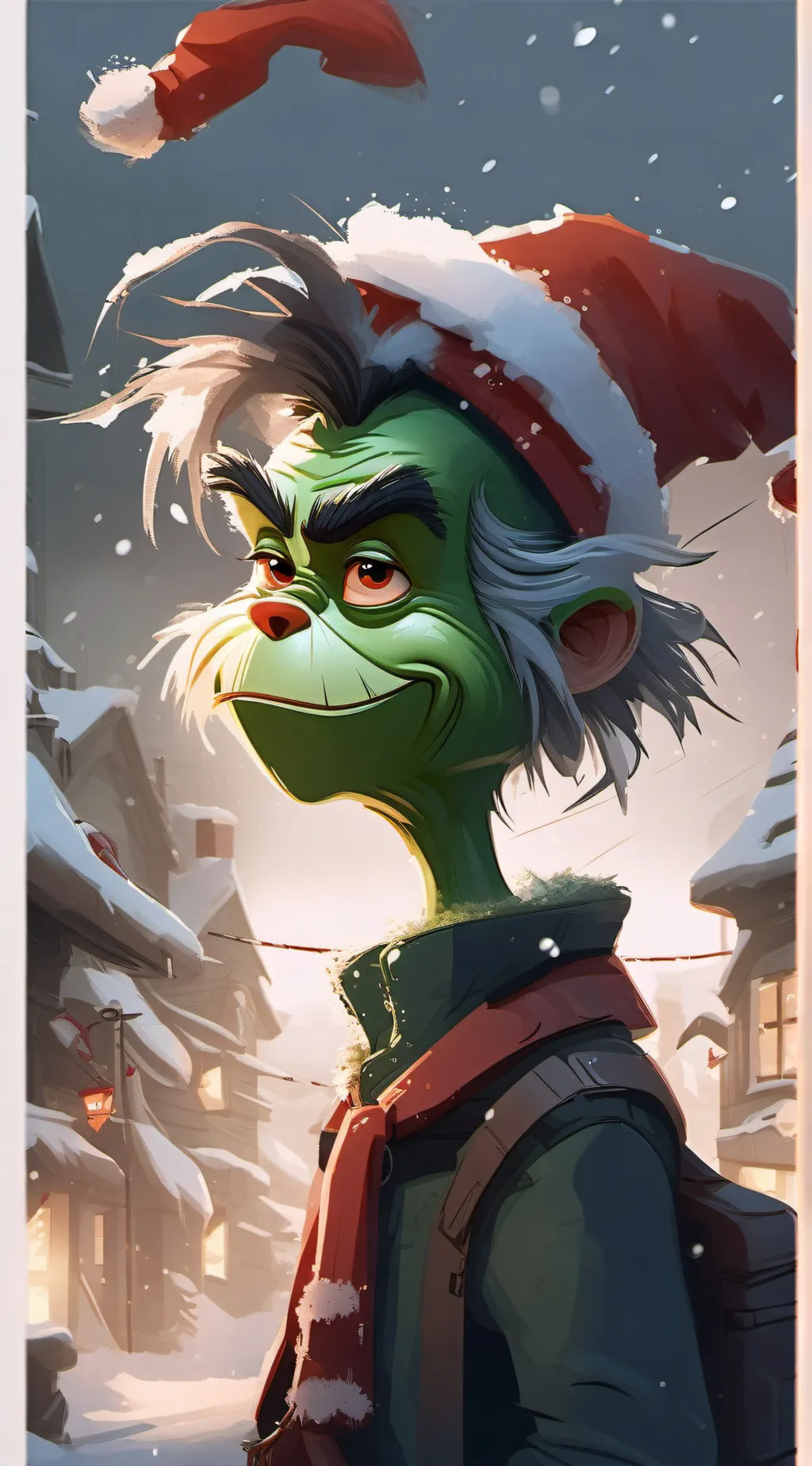 ai character: Grinch background