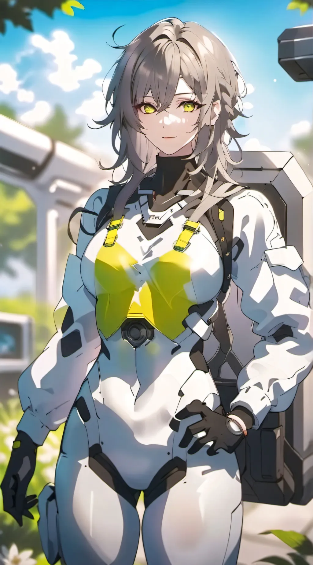 ai character: amber background