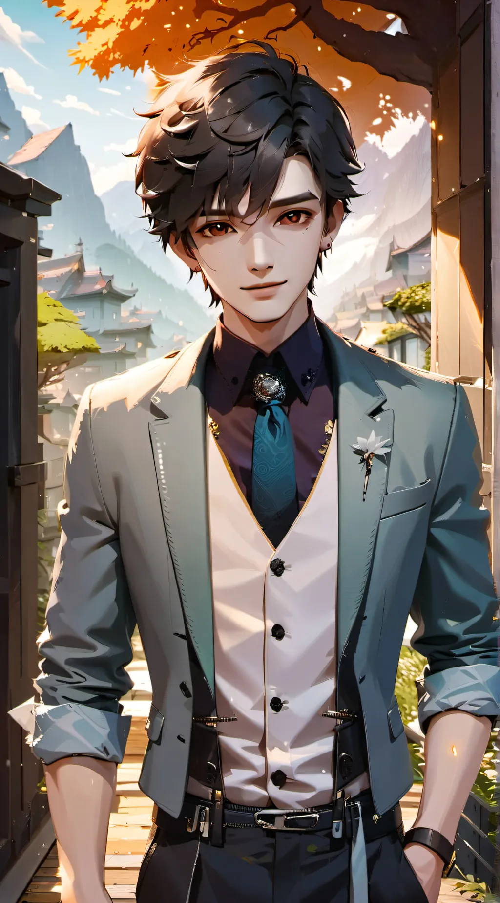 ai character: Eduard  background