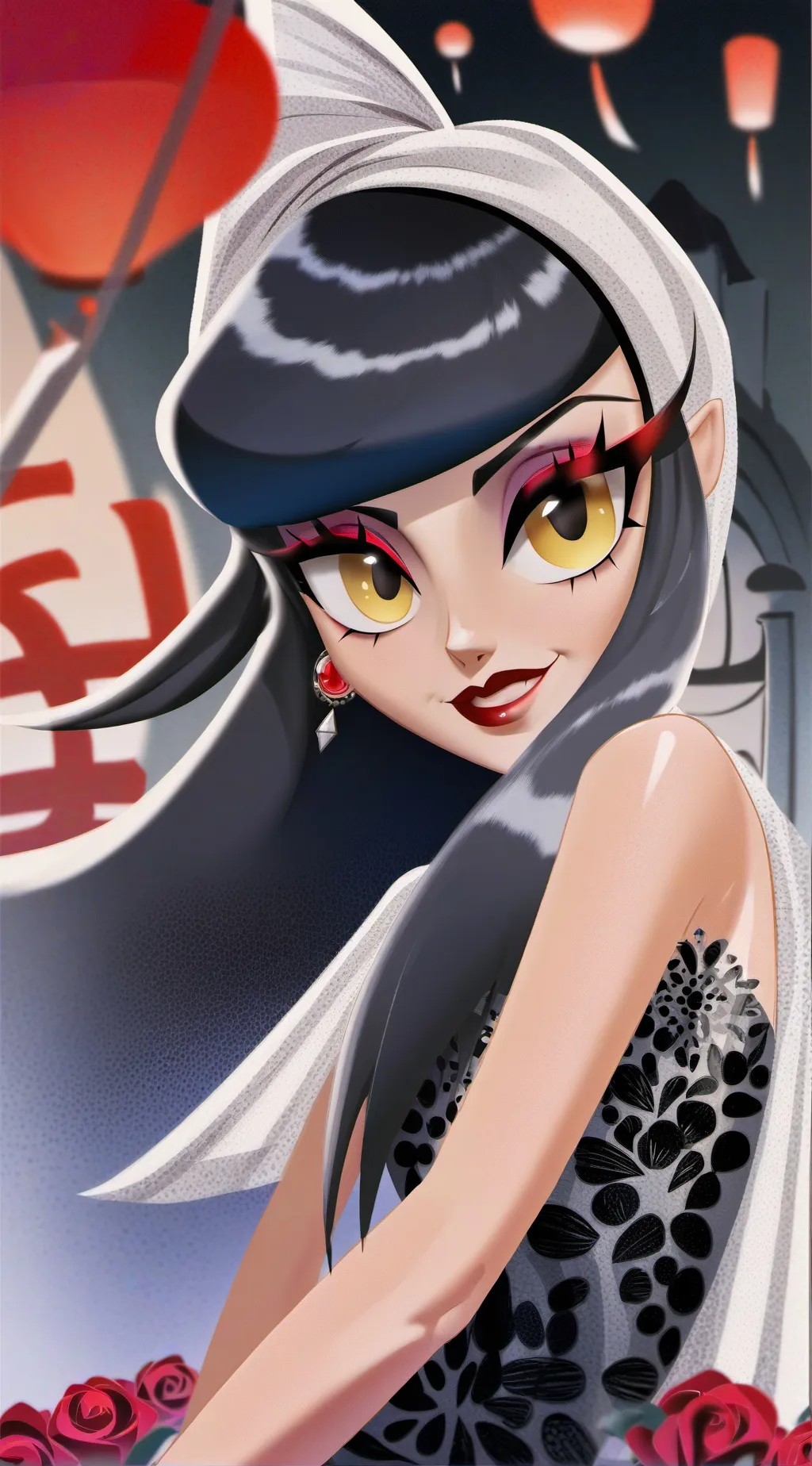 ai character: Hazbin hotel  background
