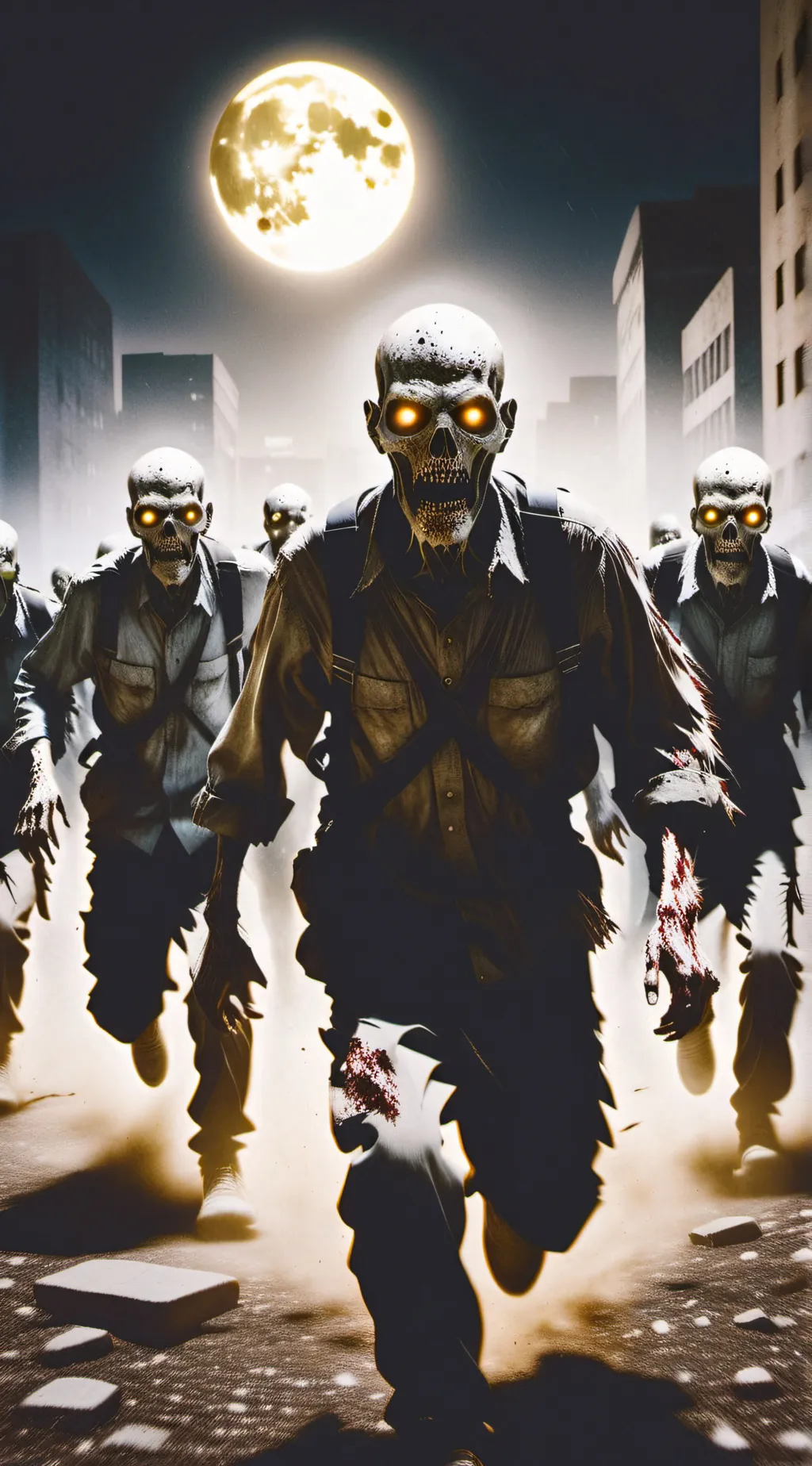 ai character: Zombie Apocalpyse background