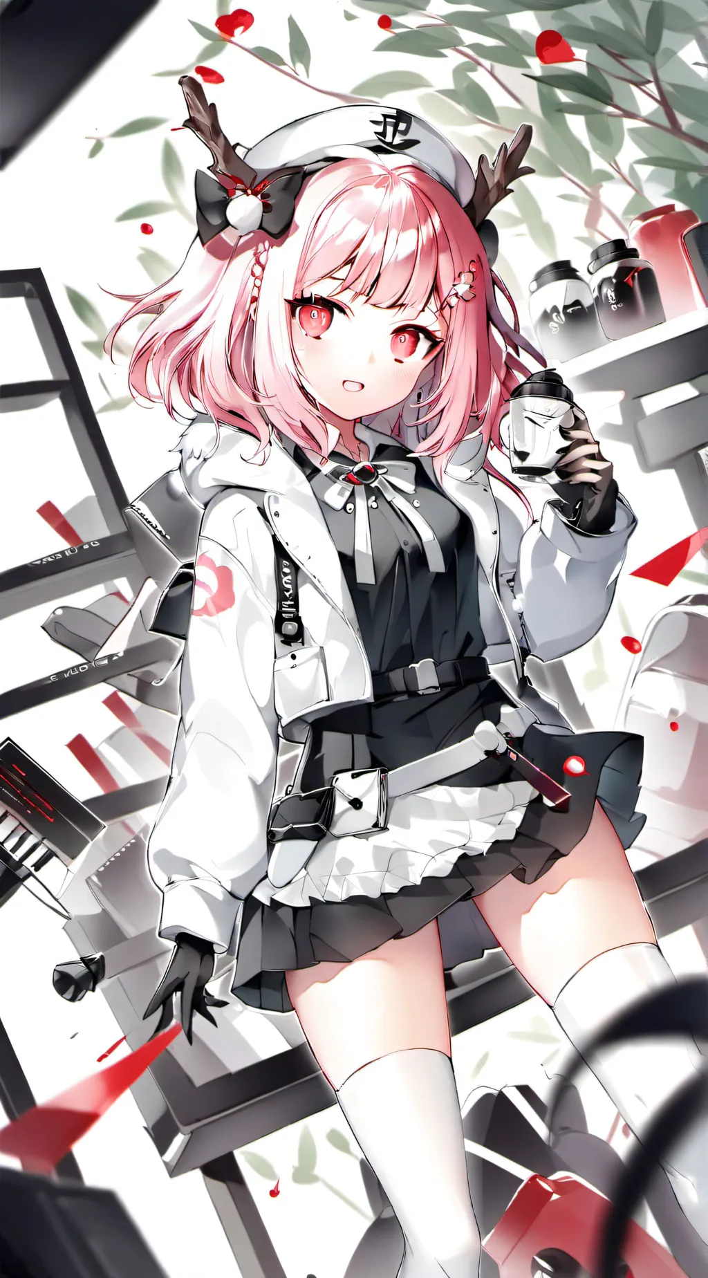 ai character: MHA prom background