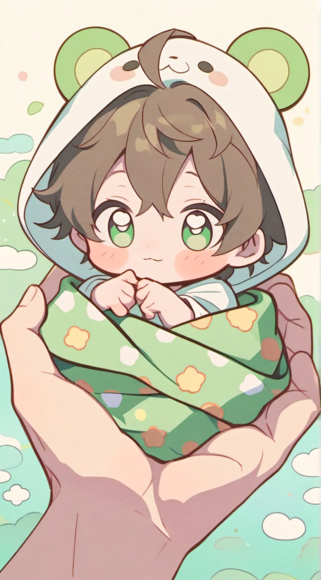 ai character: choco background