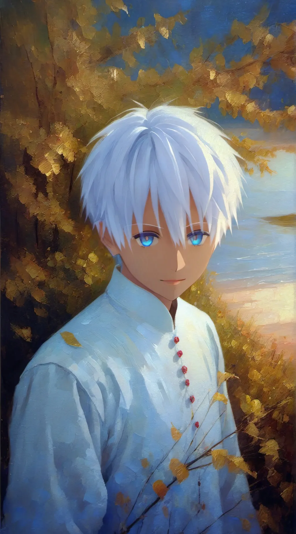 ai character: gojo background