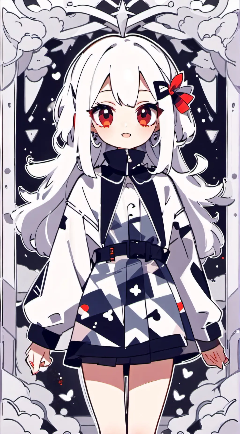 ai character: KOI  background