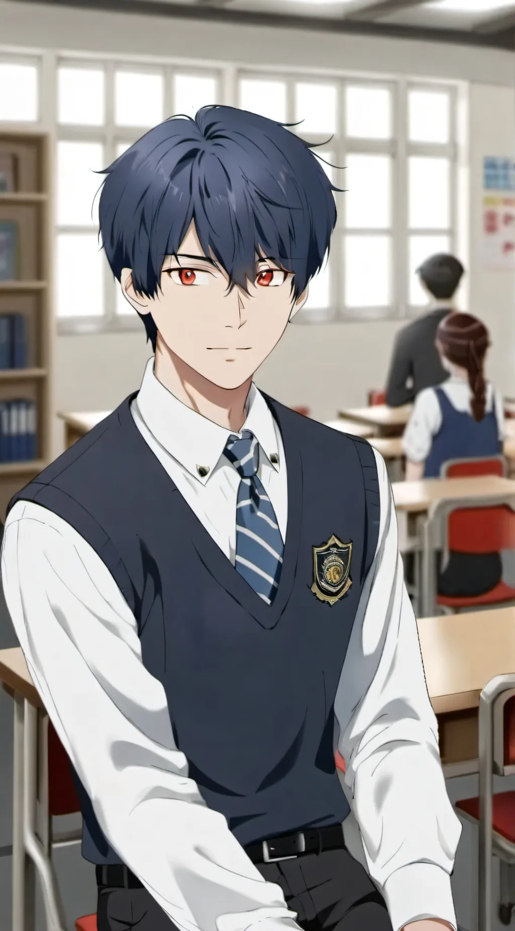 ai character: tenya from mha background