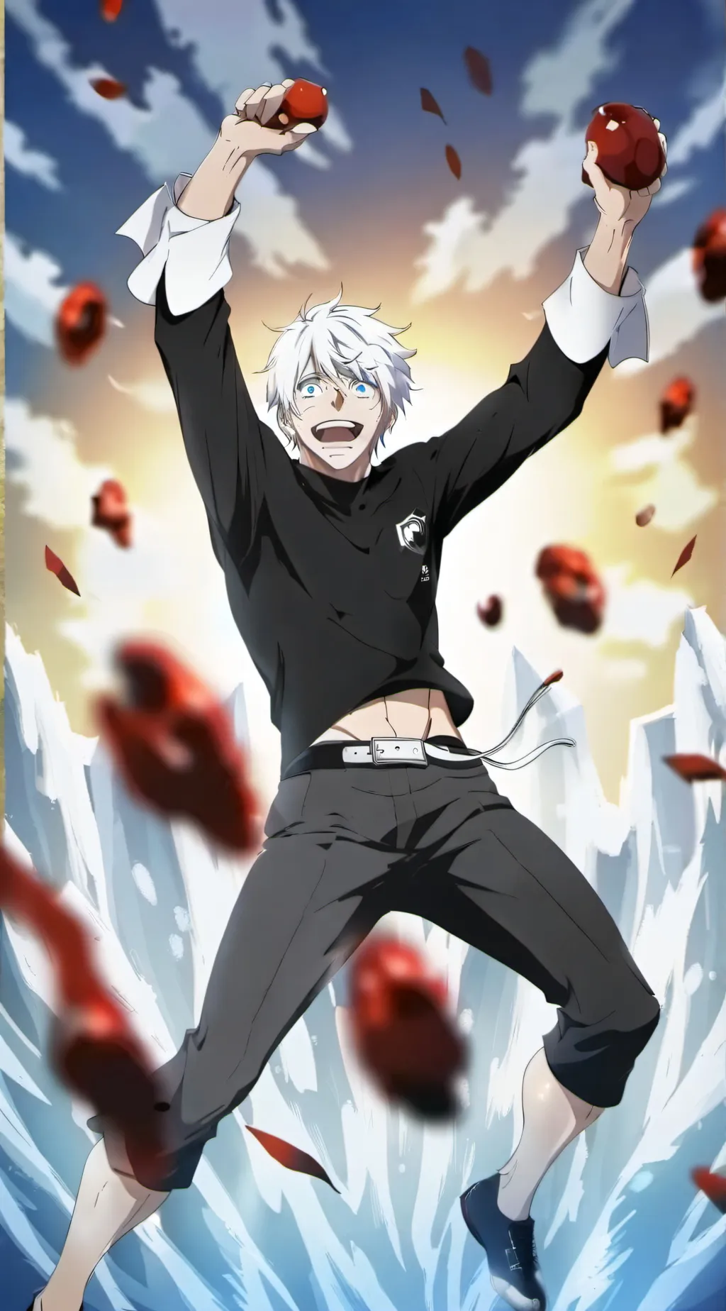 ai character: satorou gojo background