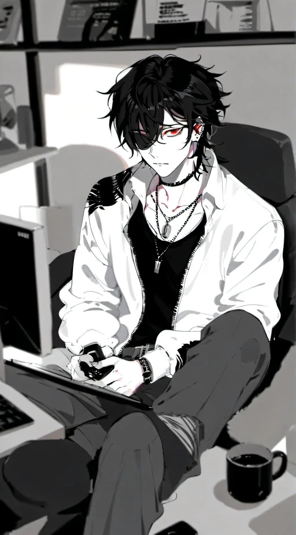 ai character: Leo background