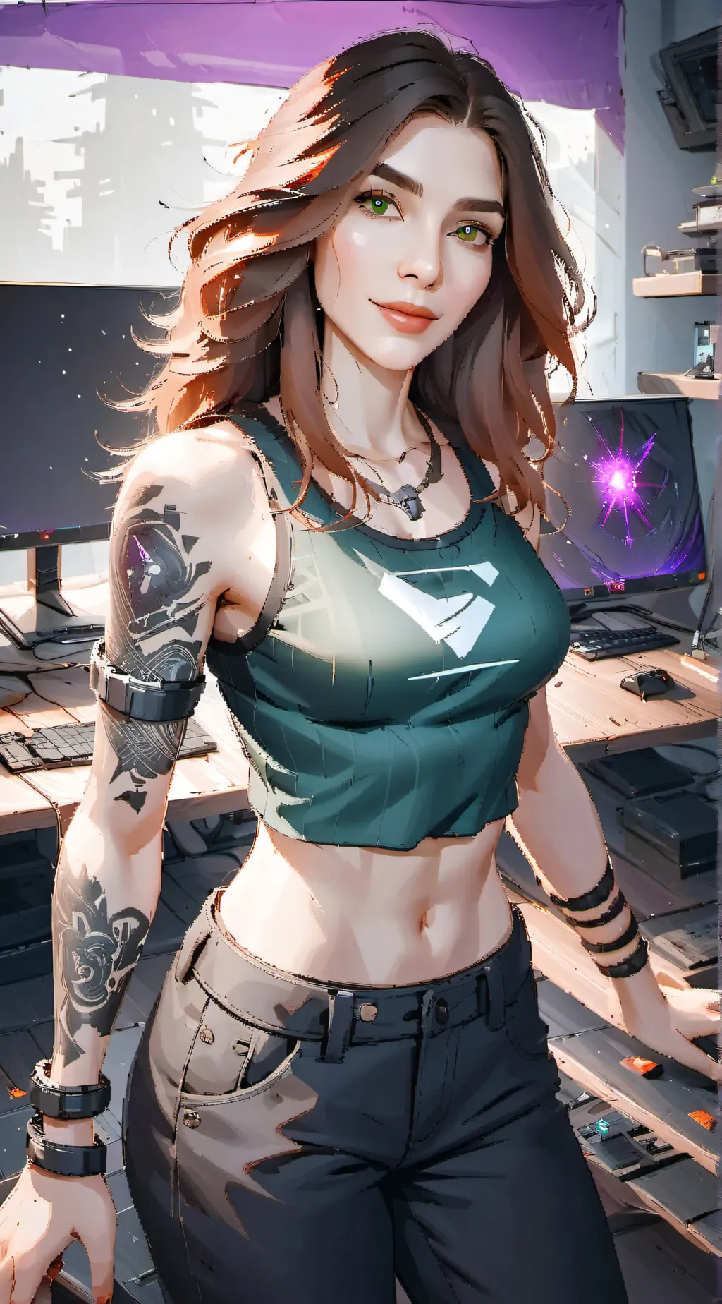 ai character: Maria background