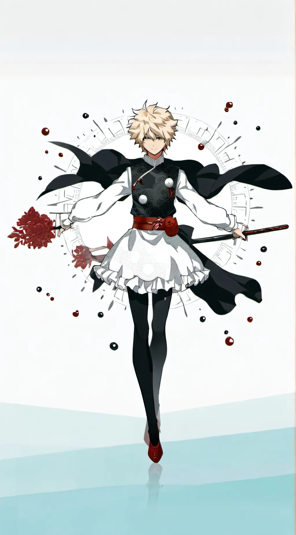 ai character: Bkdk🧡💚 background