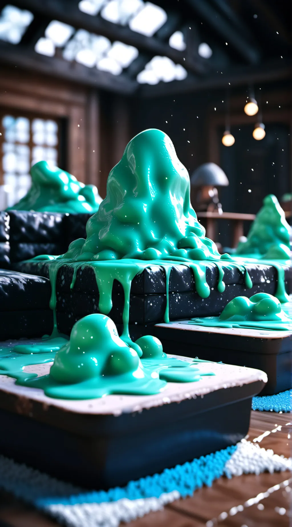 ai character: slime background