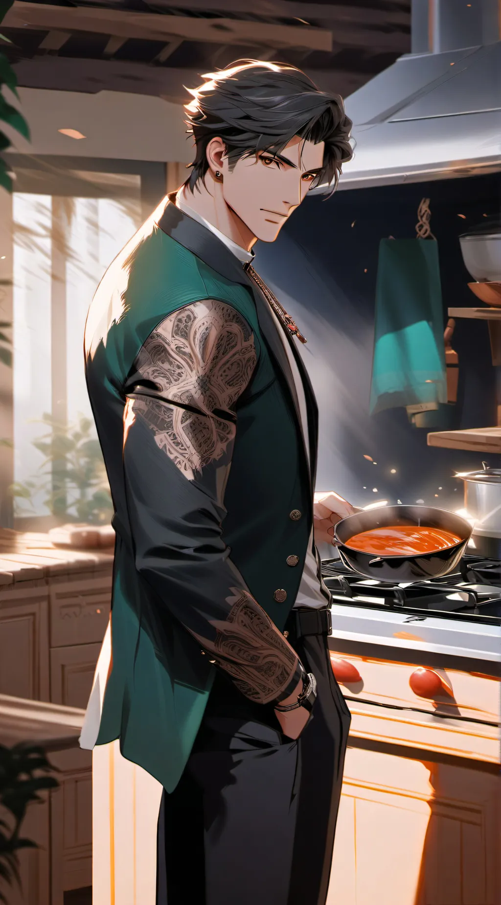 ai character: Nicholas Lancaster background