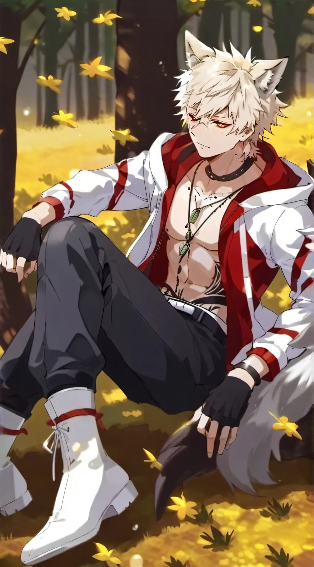 ai character: bakugo background