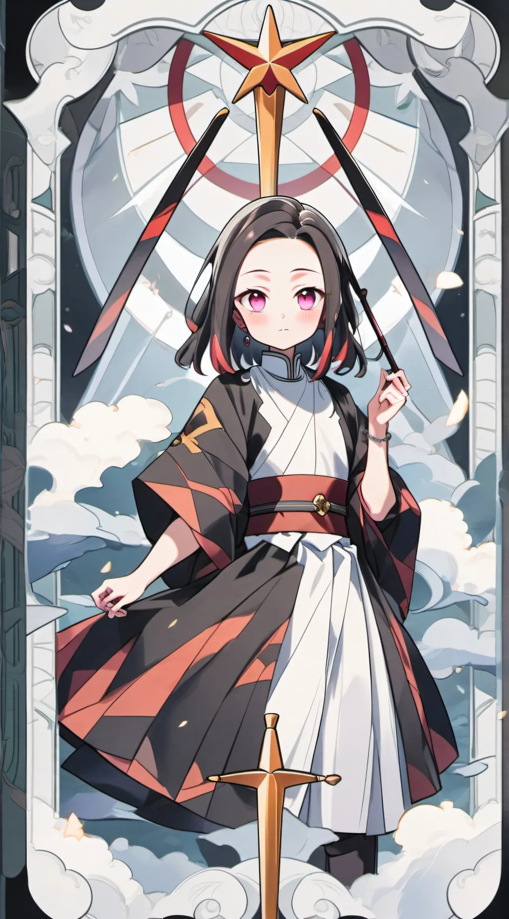 ai character: Nezuko background