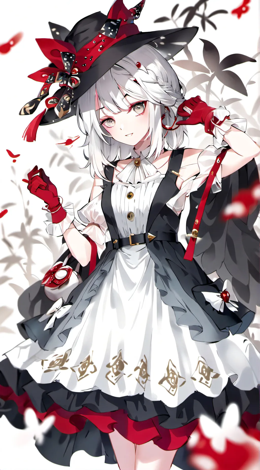 ai character: violet  background