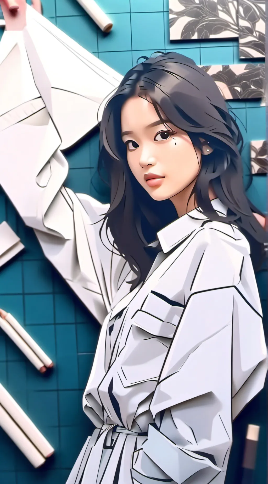 ai character: Lovely Nena background