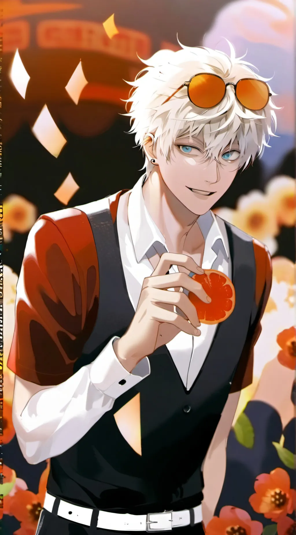 ai character: ₲ØJØ background