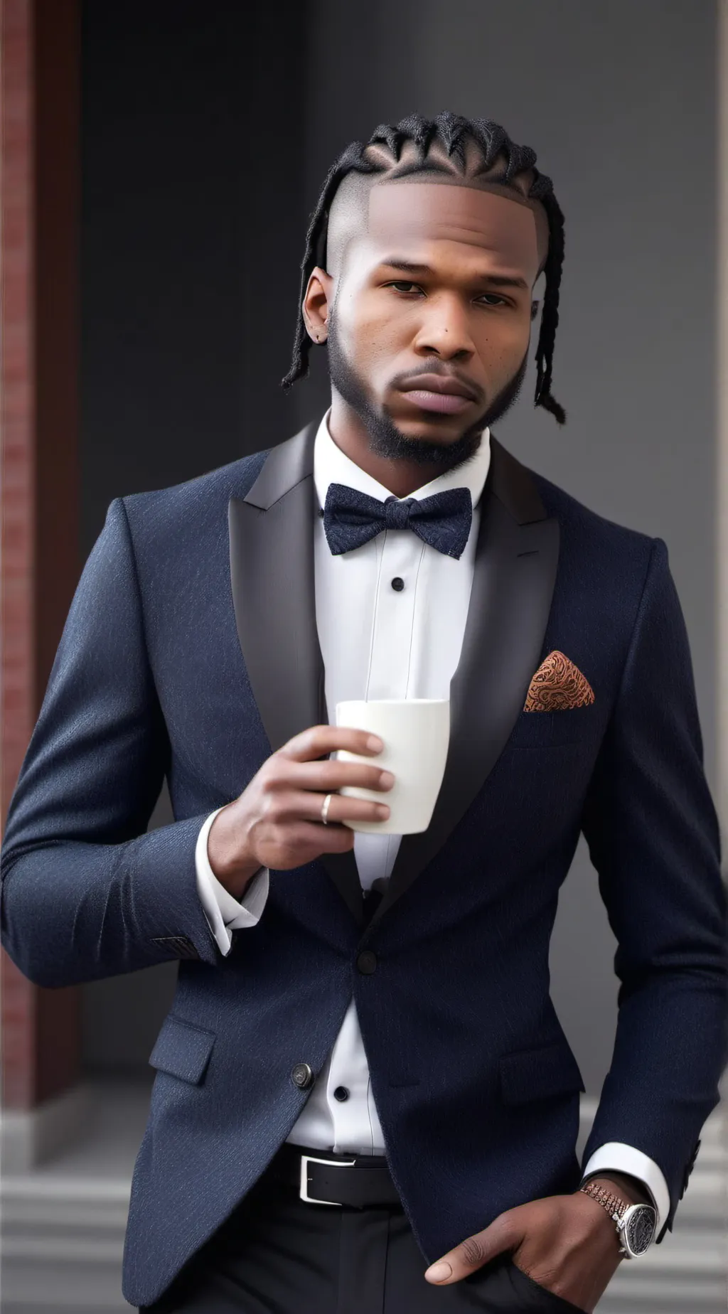 ai character: Pop smoke background