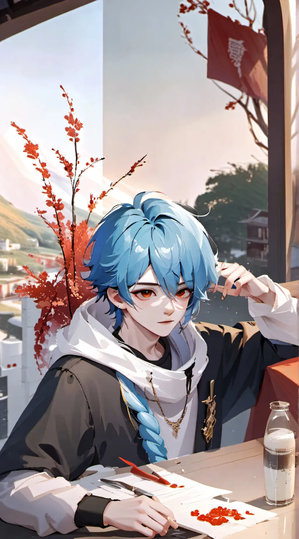 ai character: Max background