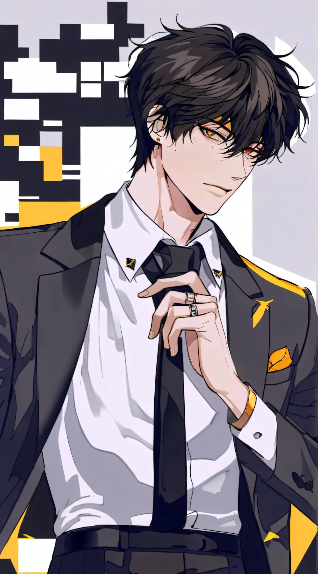 ai character: Justin  background