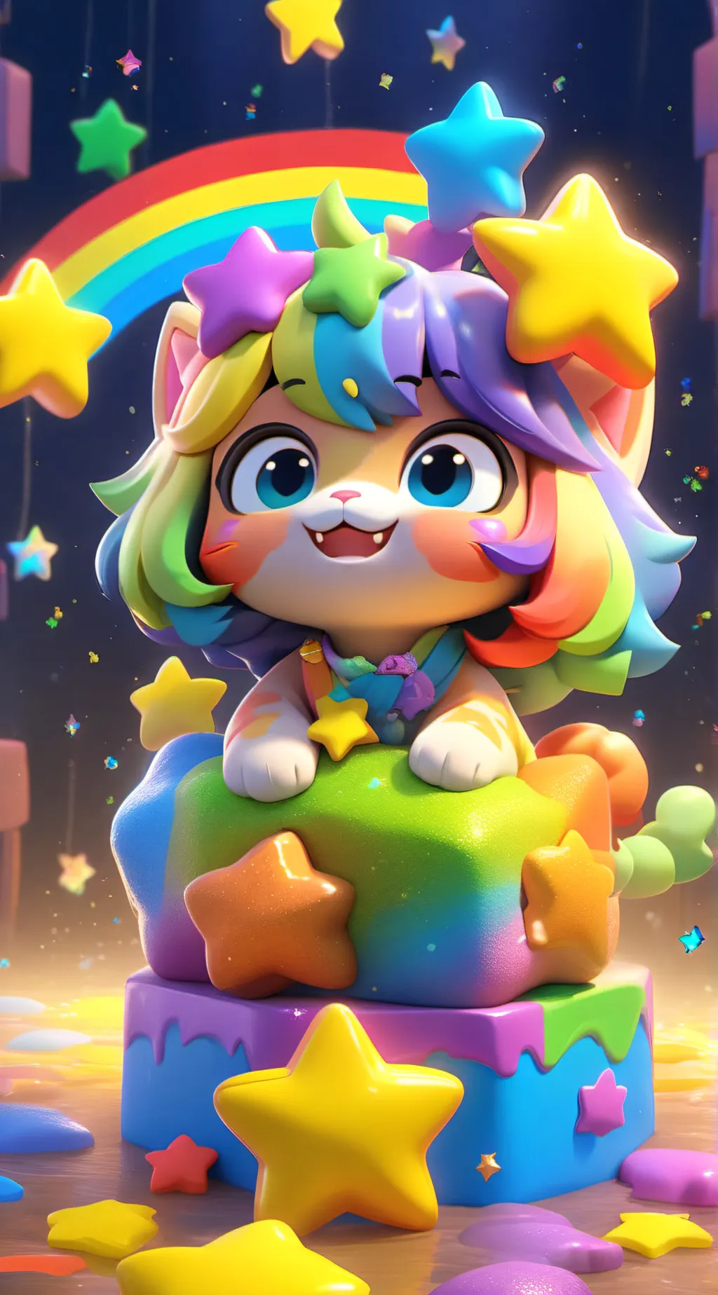 ai character: emoji challenge background