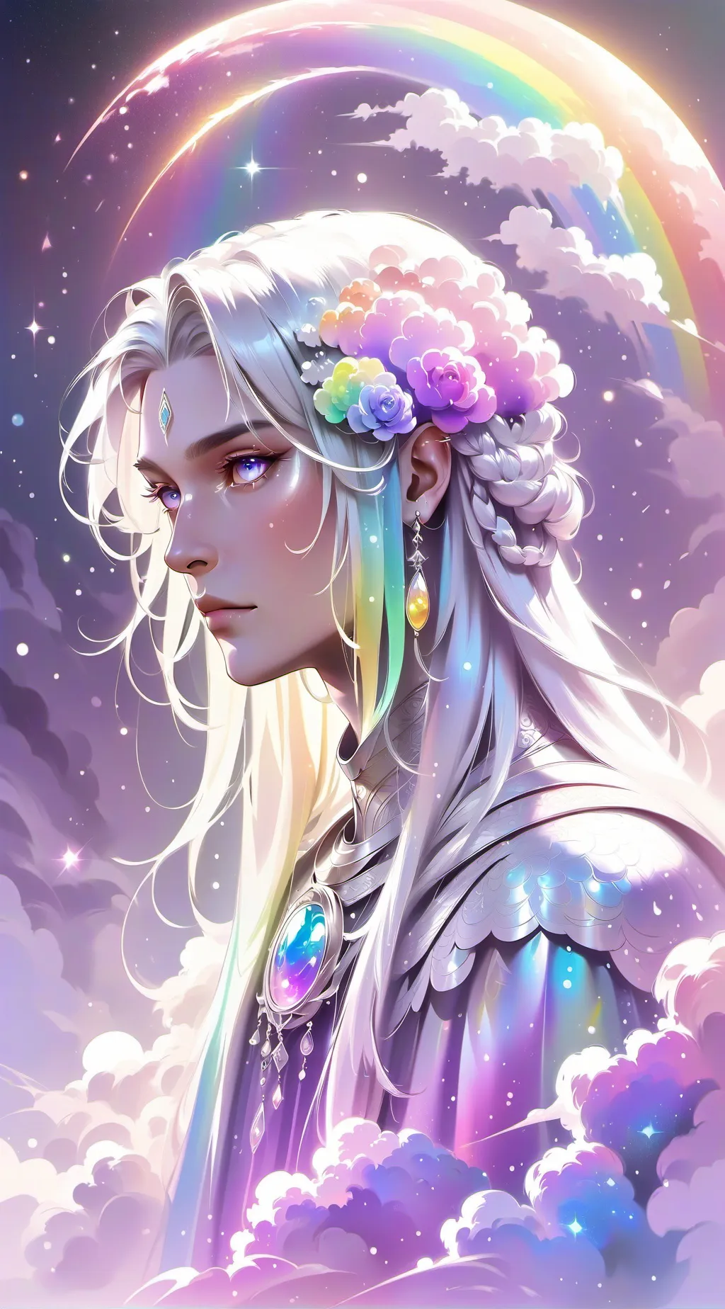 ai character: Colors background