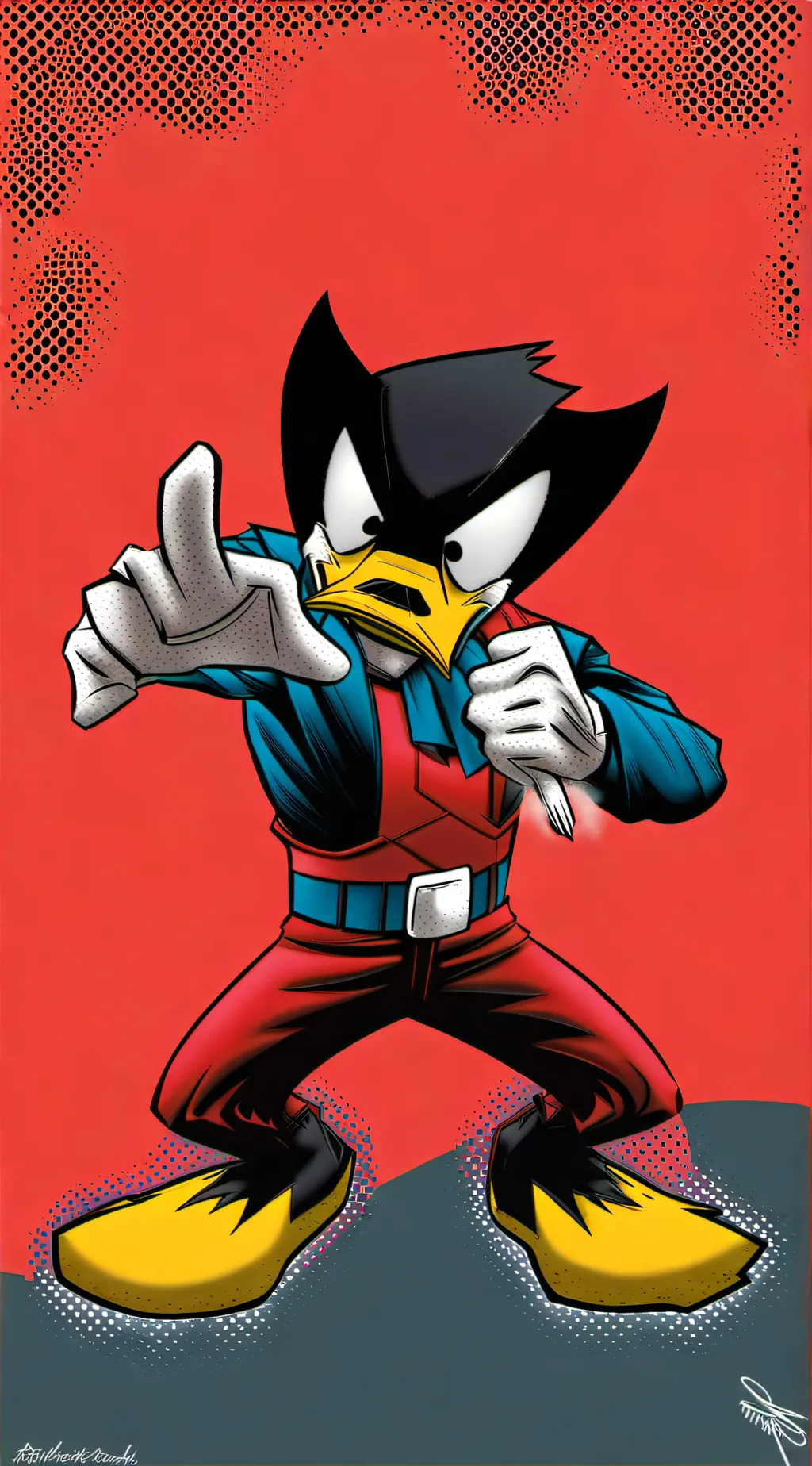 ai character: Donaldrine background