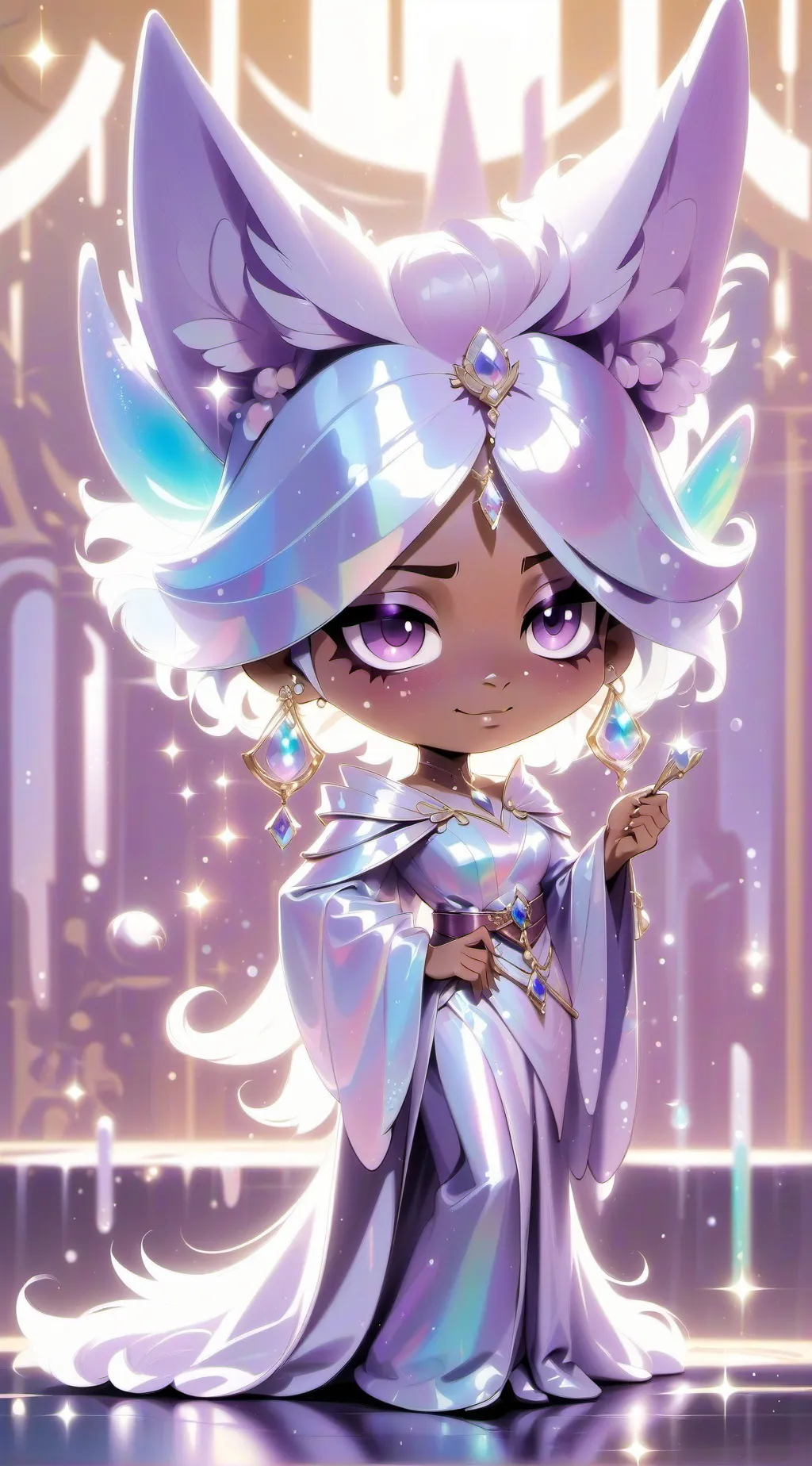 ai character: Bubble  background