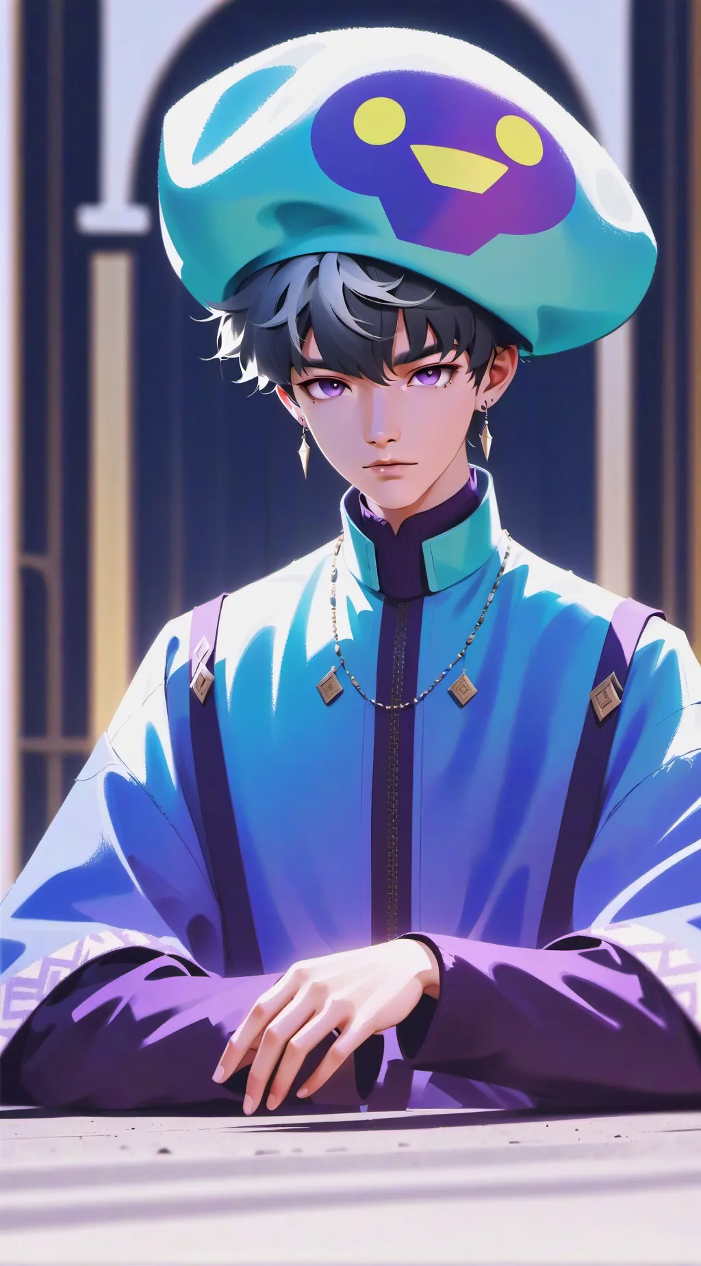 ai character: Andre kakashi background