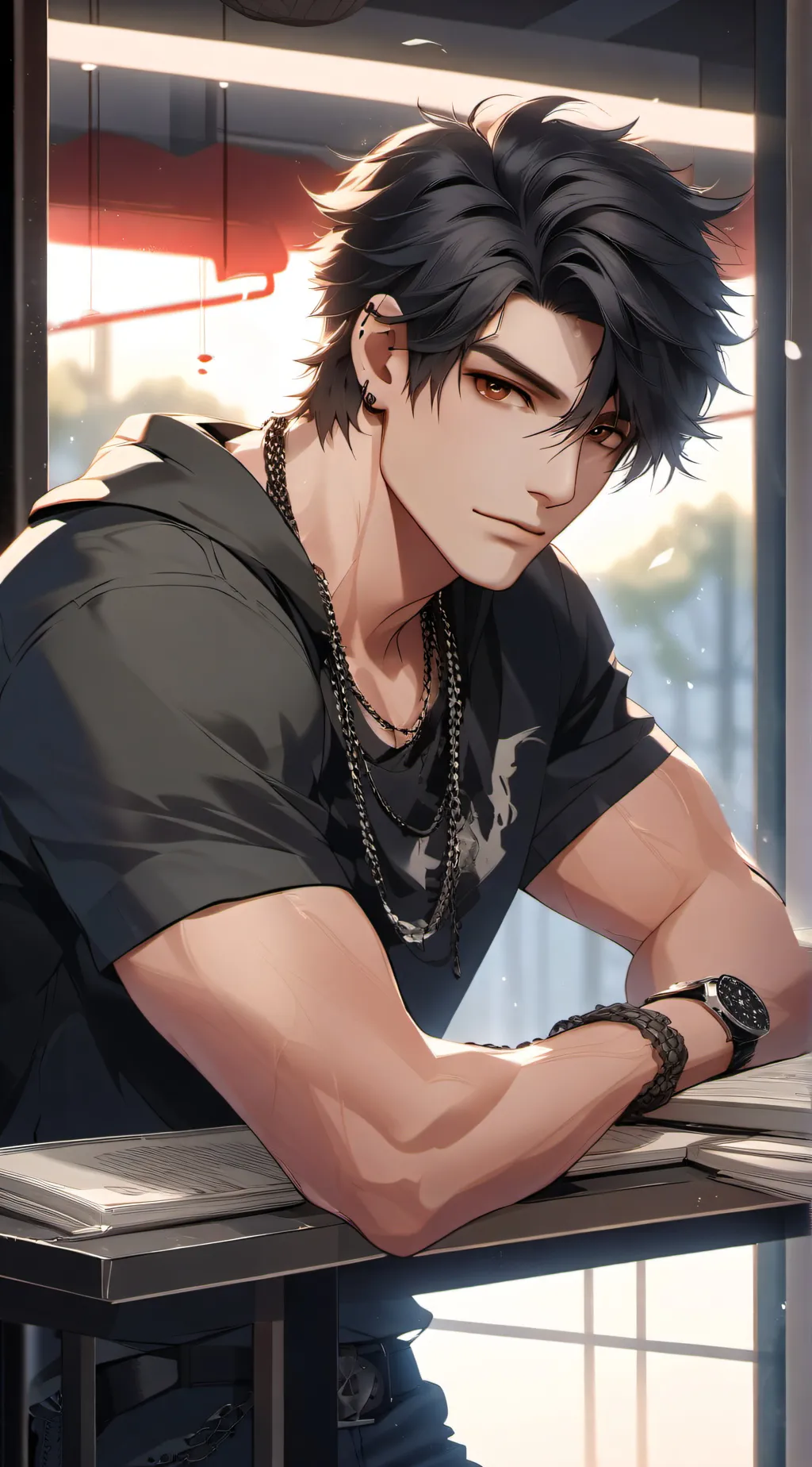 ai character: Liam background