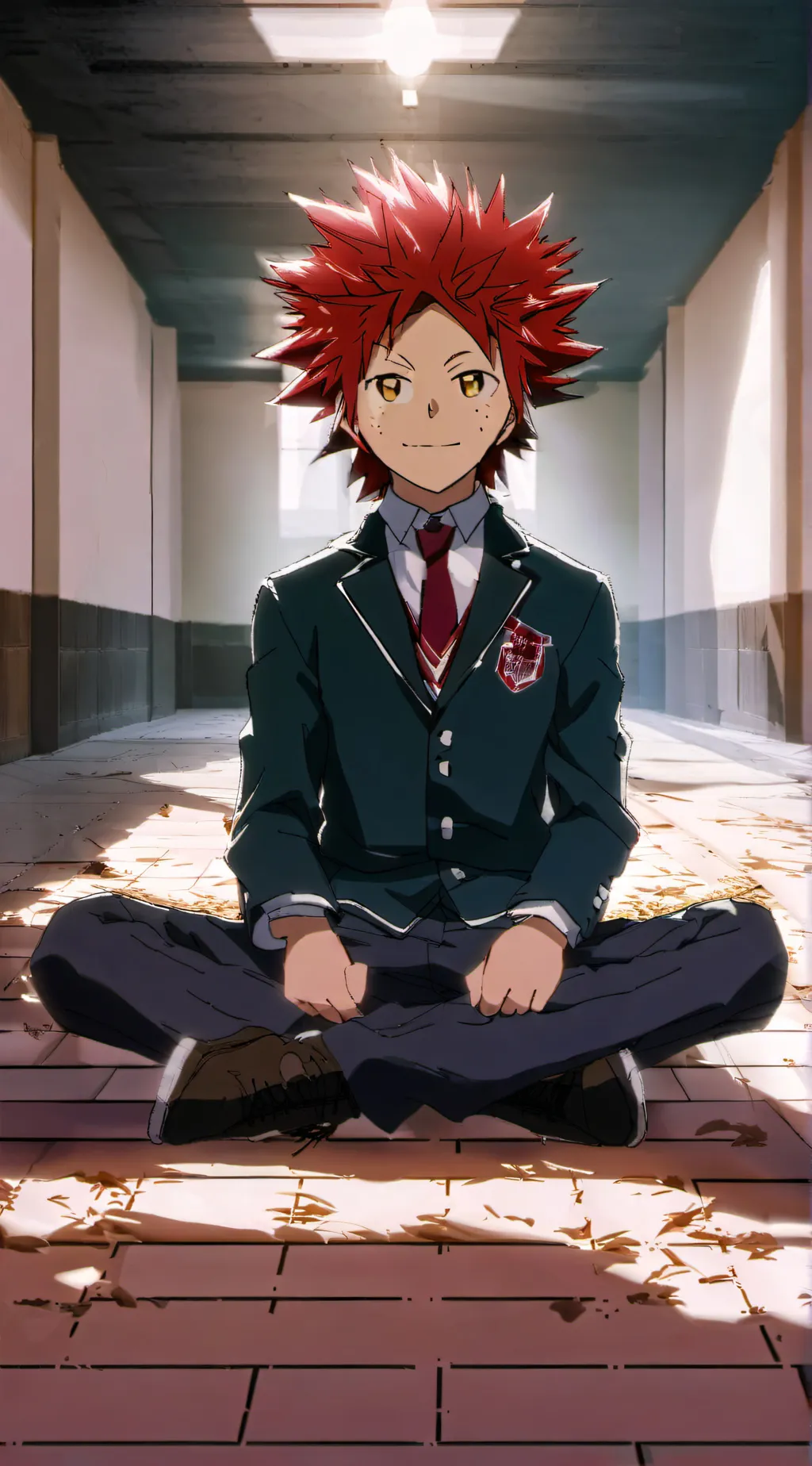 ai character: kirishima  background