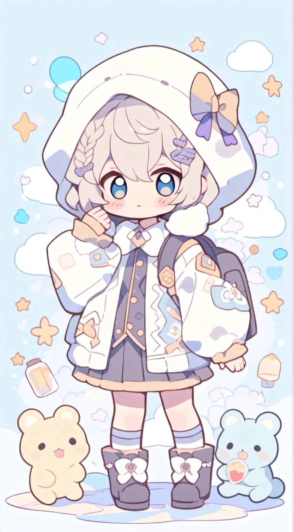 ai character: jess your bestie background