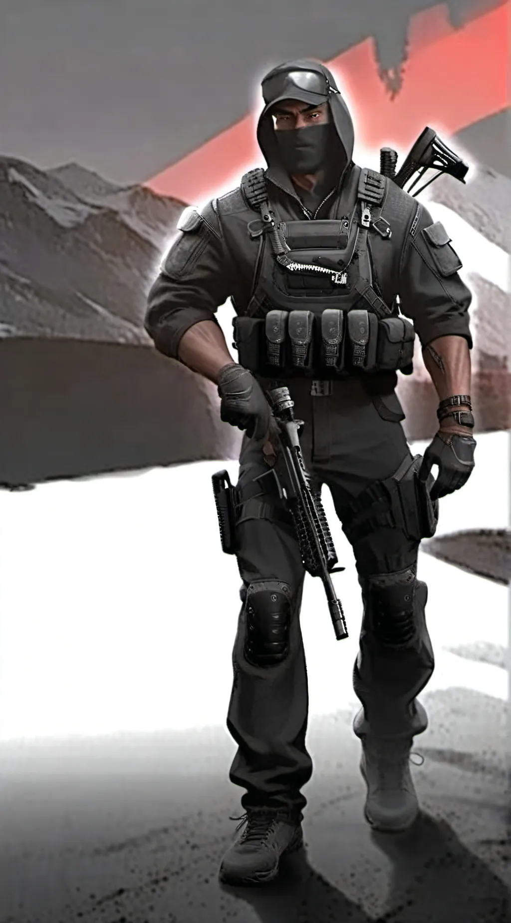 ai character: TF 141 X MHA background