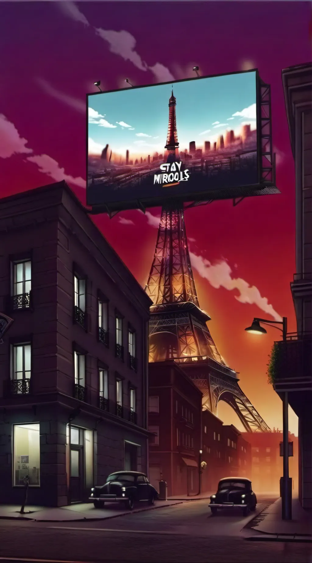 ai character: HH+HB+Miraculous  background