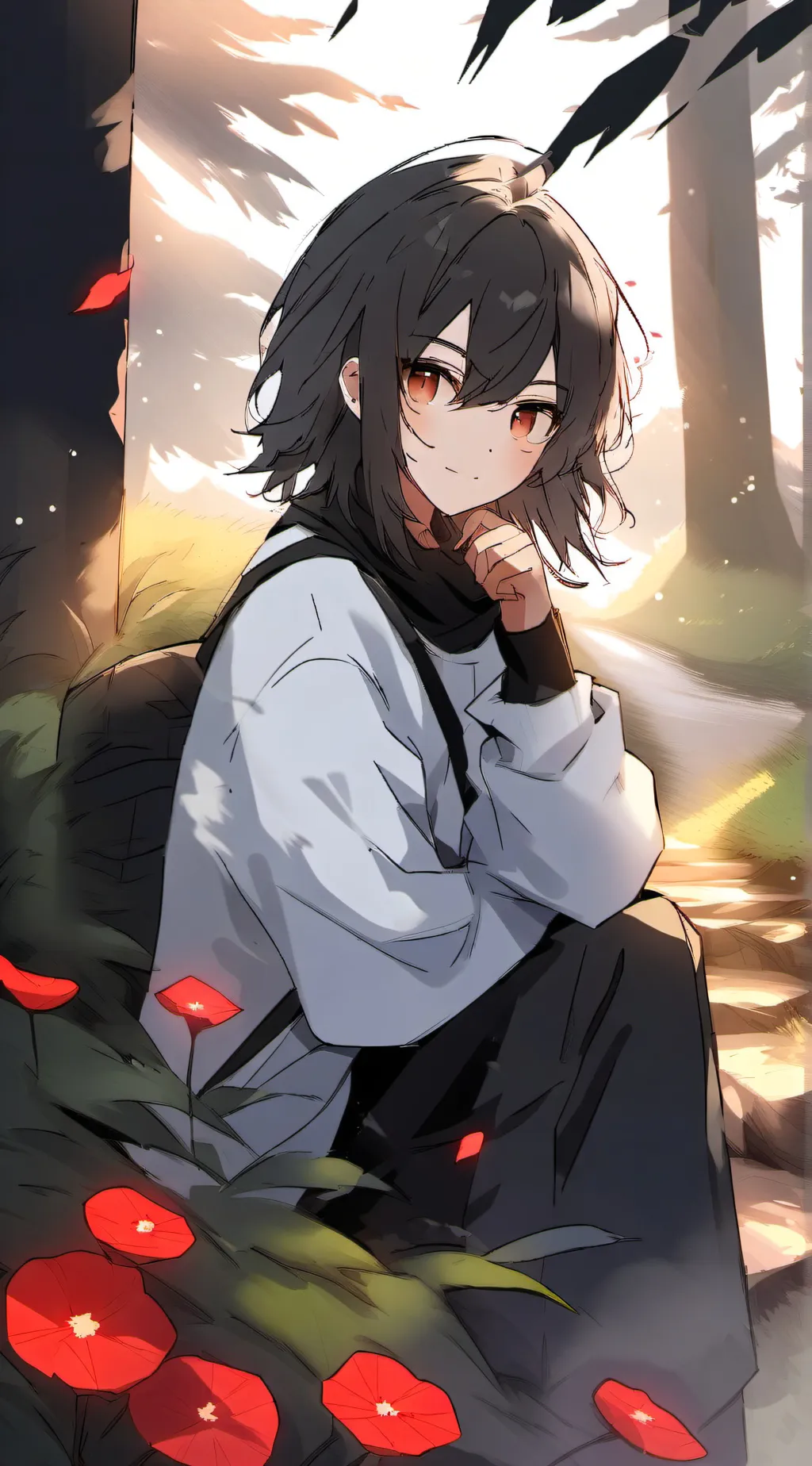 ai character: Macy  background