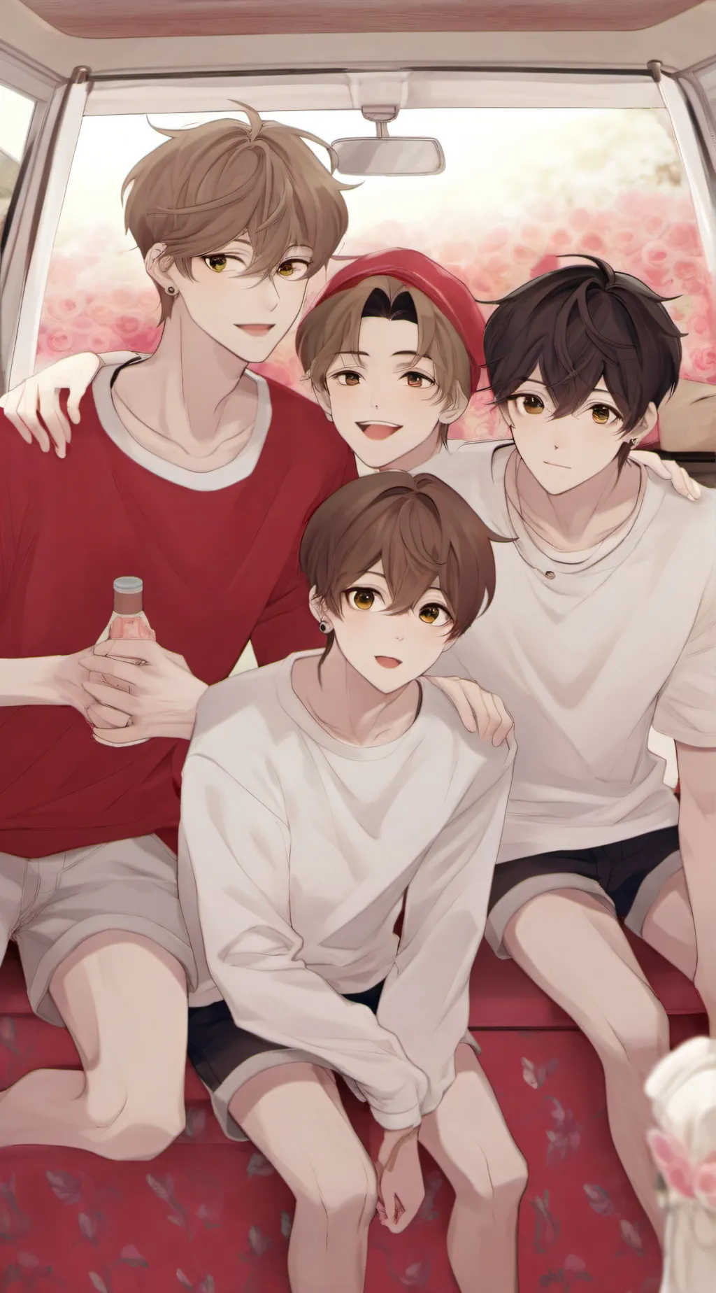 ai character: Road trip background